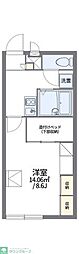 レオパレスコルサ 1Kの間取図画像
