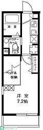 Mystyle氷川参道 1Kの間取図画像