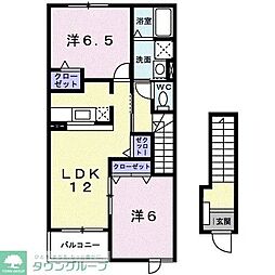 セレノ・カーサ・S2 2LDKの間取図画像
