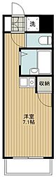 日進パレス ワンルームの間取図画像