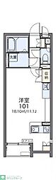 レオネクスト桜台 ワンルームの間取図画像