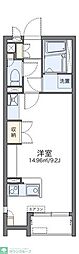 レオネクスト撫子邸 ワンルームの間取図画像