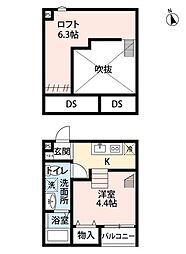 Infinity東大宮 ワンルームの間取図画像