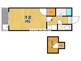 シャトレ隈II 105 ｜ 福岡県久留米市野中町113-2（賃貸アパート1K・1階・25.00㎡） その2