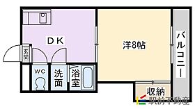 シャトレ今町 505 ｜ 福岡県久留米市津福今町287-1（賃貸マンション1DK・5階・25.00㎡） その2