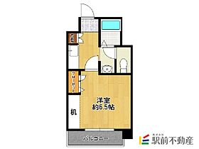 ロックフィル瀬下 315 ｜ 福岡県久留米市瀬下町181-1（賃貸マンション1K・3階・24.00㎡） その2