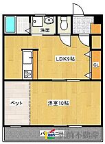 福岡県久留米市三潴町西牟田4437-5（賃貸マンション1LDK・1階・41.10㎡） その2