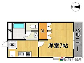 シェラトン 202 ｜ 福岡県久留米市合川町1898-1（賃貸マンション1K・2階・24.84㎡） その2