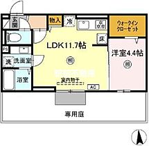 Augusta 302 ｜ 福岡県久留米市津福本町634-1（賃貸アパート1LDK・3階・39.77㎡） その2