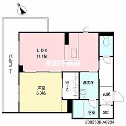 ハピエスト アンヌ ヴィル 2階