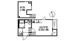 シャノワール久留米 2階
