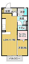 ヴィラセゾン　6 102 ｜ 徳島県板野郡藍住町矢上字西（賃貸アパート1LDK・1階・37.53㎡） その2