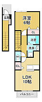 ル・レーヴ藍住 202 ｜ 徳島県板野郡藍住町奥野字東中須（賃貸アパート1LDK・2階・42.37㎡） その2