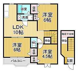 グリーンヒルTADAA 3LDKの間取図画像