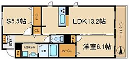カーサエスペランサ 1SLDKの間取図画像