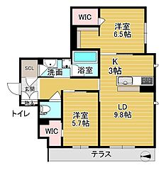 物件の間取り