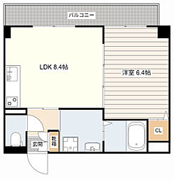 フォレストインサイド深井 1LDKの間取図画像
