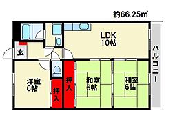 間取図画像 3LDK