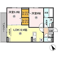物件の間取り