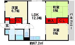 ホワイトコート 4階/406