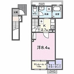 フラテッリ S 1Kの間取図画像