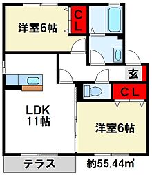 クリスタルMIWAII　A棟 2階/102