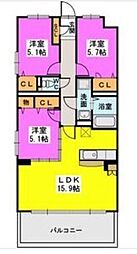 グランディール筑紫 5階/503