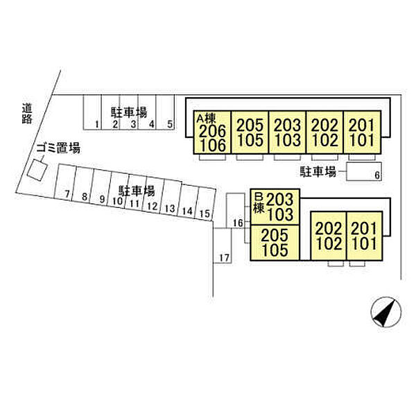 ソレイユ若葉　A 102｜千葉県市原市五井(賃貸アパート2K・1階・33.00㎡)の写真 その7