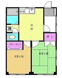 間取図画像 2DK