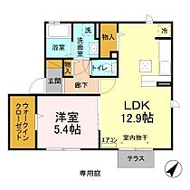 ハイツ西五所 101 ｜ 千葉県市原市西五所（賃貸アパート1LDK・1階・45.06㎡） その2