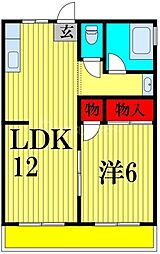 間取図画像 1LDK