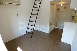 キャピタル八柱 2階ワンルームのリビング/ダイニング