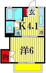 間取図画像 1K