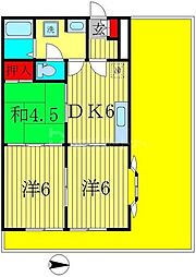 間取図画像 3DK