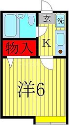 間取図画像 1K