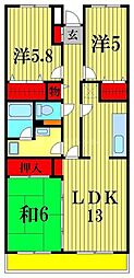 間取図画像 3LDK