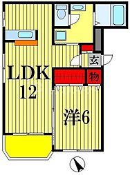 間取図画像 1LDK