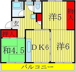 間取図画像 3DK