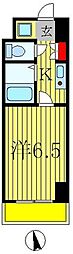 西馬橋マンション 1Kの間取図画像