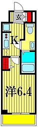 LIME RESIDENCE KITA MATSUDO 1Kの間取図画像