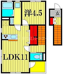 LiveleFine松戸五香 1LDKの間取図画像