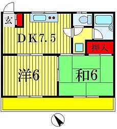サンドエル矢切1 2階