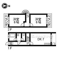 岩田様下津林貸家  ｜ 京都府京都市西京区下津林北浦町（賃貸一戸建2DK・2階・48.17㎡） その2