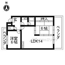 京都府京都市西京区山田南山田町（賃貸マンション2LDK・2階・58.30㎡） その2