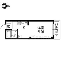 京都府京都市右京区山ノ内宮脇町（賃貸マンション1K・4階・17.53㎡） その2