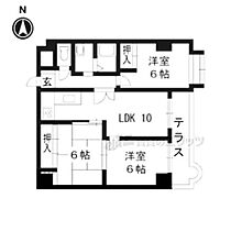 京都府京都市右京区嵯峨五島町（賃貸マンション3LDK・4階・60.87㎡） その2