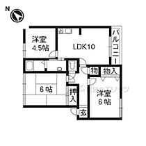 京都府京都市西京区樫原百々ケ池（賃貸アパート3LDK・1階・57.50㎡） その2