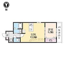 京都府京都市下京区辰巳町（賃貸マンション1LDK・2階・44.04㎡） その2