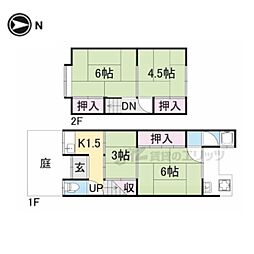 太秦西野町8-3貸家（連棟中）