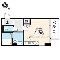 Ｃａｓａ　Ｃａｒｉｎｏ 1階1Kの間取り
